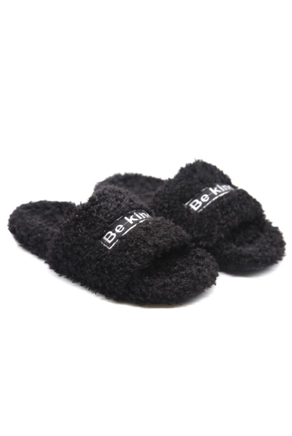 Oxygen Boutique Be Kind Black Slippers - EU36 Black