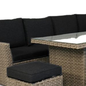 Palma Grey Garden Lounge Set Replacement Cushions