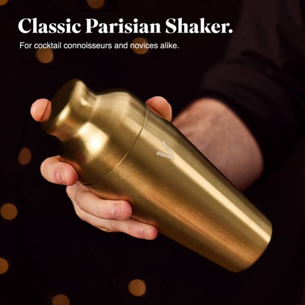 Parisian Gold Cocktail Shaker Set 6pc - Image 3