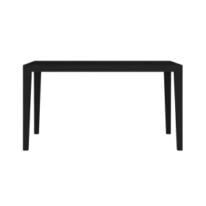 Peony Small Dining Table-Wenge (Black Stained Oak)