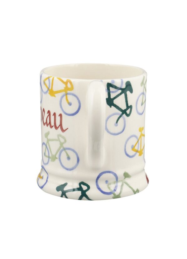 Personalised Cycling 1/2 Pint Mug  - Customise Your Own Pottery  | Emma Bridgewater - Image 3