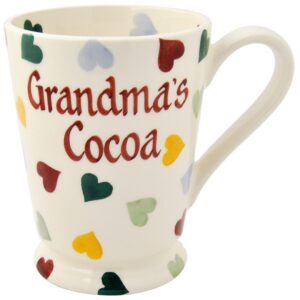 Personalised Polka Hearts Cocoa Mug - Customise Your Own Pottery | Emma Bridgewater