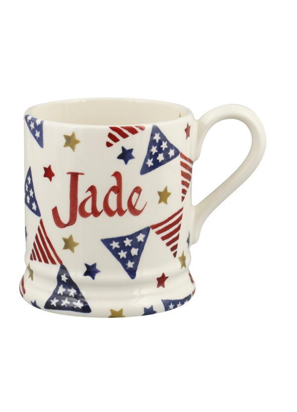 Personalised Stars & Stripes 1/2 Pint Mug  - Customise Your Own Pottery  | Emma Bridgewater