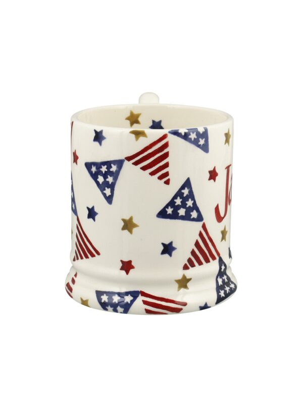 Personalised Stars & Stripes 1/2 Pint Mug  - Customise Your Own Pottery  | Emma Bridgewater - Image 4