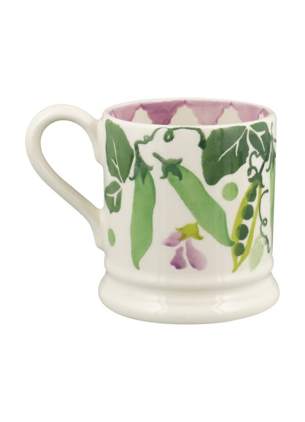 Emma Bridgewater  Seconds Peas & Beans 1/2 Pint Mug - Unique Handmade & Handpainted English Earthenware Tea/Coffee Mug - Image 4