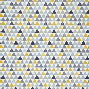 iLiv Pyramids Made To Measure Lined Curtains Ochre