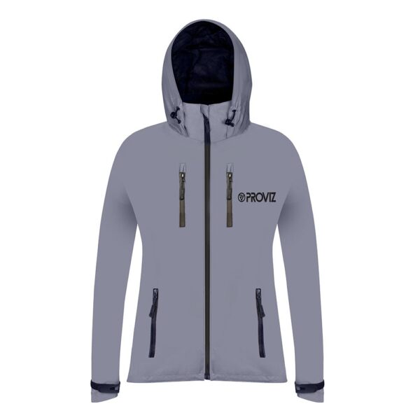 Women's Reflective Waterproof Hooded Jacket