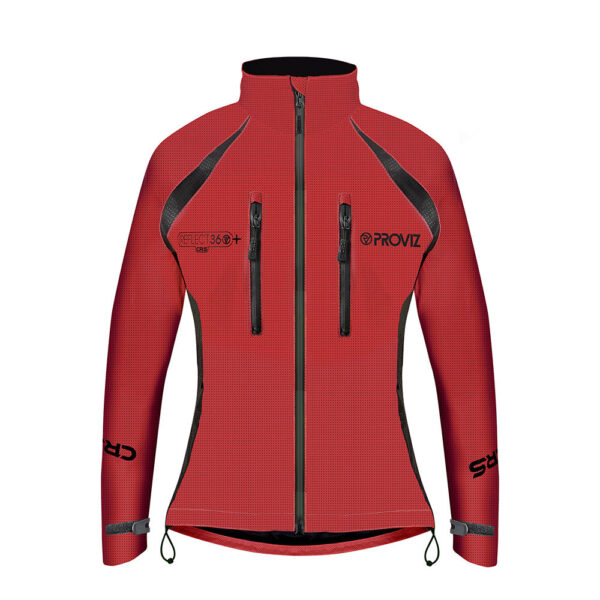 CRS Women's Fully Reflective & Enhanced Waterproof Cycling Jacket