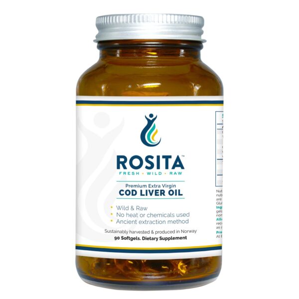 Rosita Extra Virgin Cod Liver Oil (EVCLO) Softgels | 90 Capsules