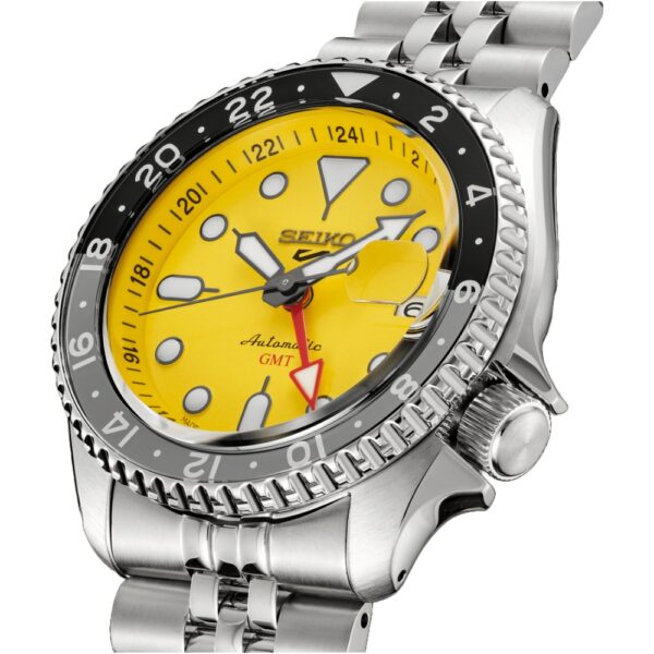 Seiko 5 Sports SSK017K1 Yellow Dial Automatic Men's Watch - Image 2