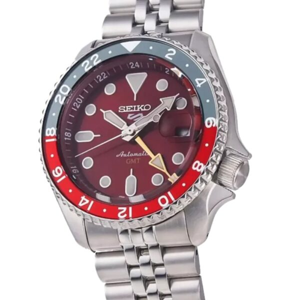 Seiko 5 Sports SSK031K1 Red Dial Automatic Men's Watch - Image 3