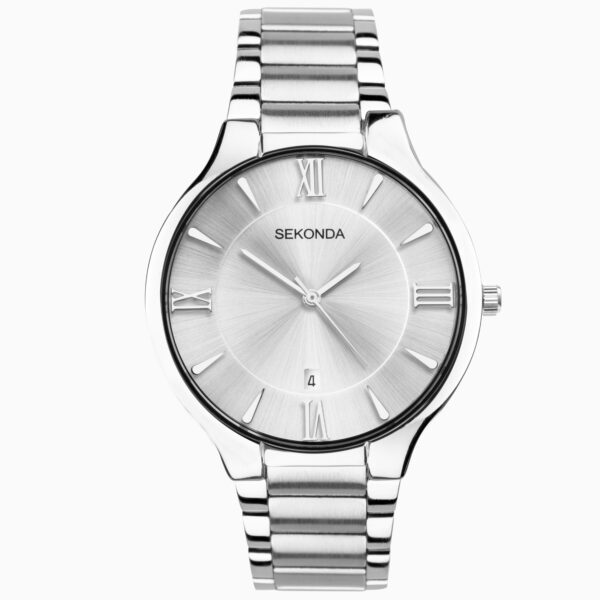 Sekonda Sekonda Wilson Men's Watch | Silver Case & Stainless Steel Bracelet with Silver White Dial | 1915