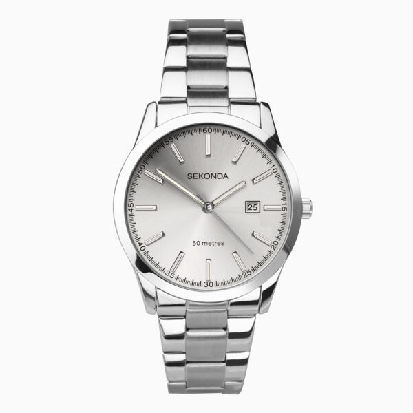 Sekonda Sekonda Taylor Men's Watch | Silver Case & Stainless Steel Bracelet with Silver White Dial | 1945