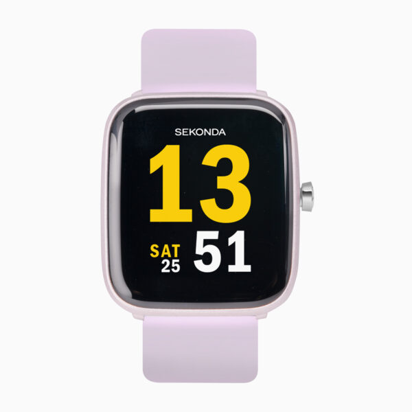 Sekonda Sekonda Motion Smart Watch | Lilac Case & Silicone Strap | 30015