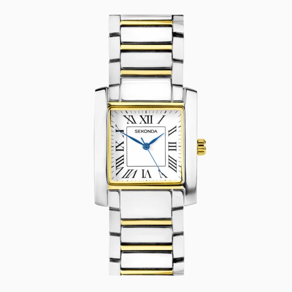 Sekonda Sekonda Montreal Men's Watch | Two Tone Alloy Case & Bracelet with White Dial | 30245