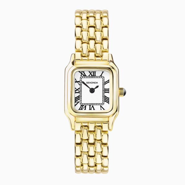 Sekonda Sekonda Monica Ladies Watch | Gold Alloy Case & Bracelet with White Dial | 40144