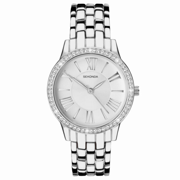 Sekonda Sekonda Charlotte Ladies Watch | Silver Case & Alloy Bracelet with Silver Dial | 40348