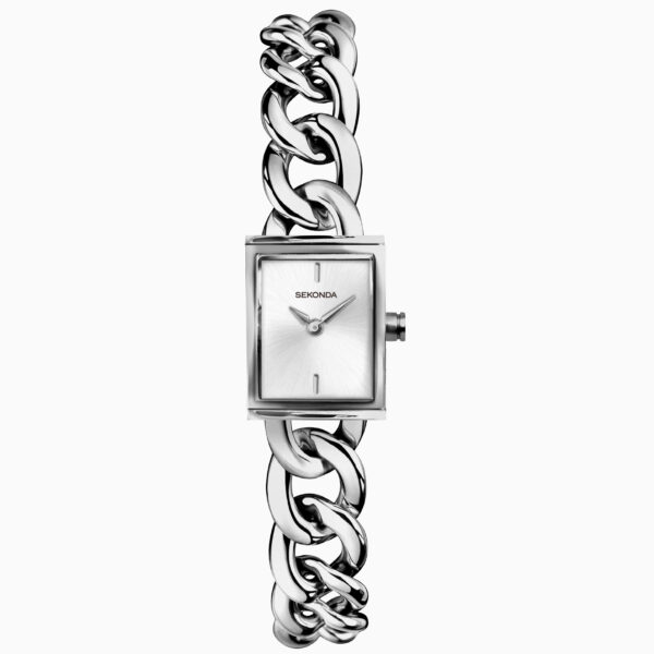 Sekonda Sekonda Claudia Ladies Watch | Silver Case & Brass Bracelet with Silver Dial | 40503