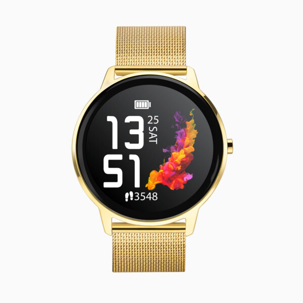 Sekonda Sekonda Flex Smart Watch | Gold Case & Mesh Strap | 40527