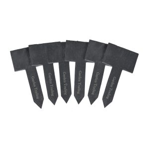 Set Of 6 Slate Plant Tags  - Funky Chunky Furniture