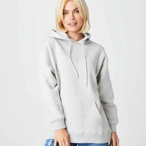 Urban Bliss Recycled Loren Grey Boyfriend Hoody / L