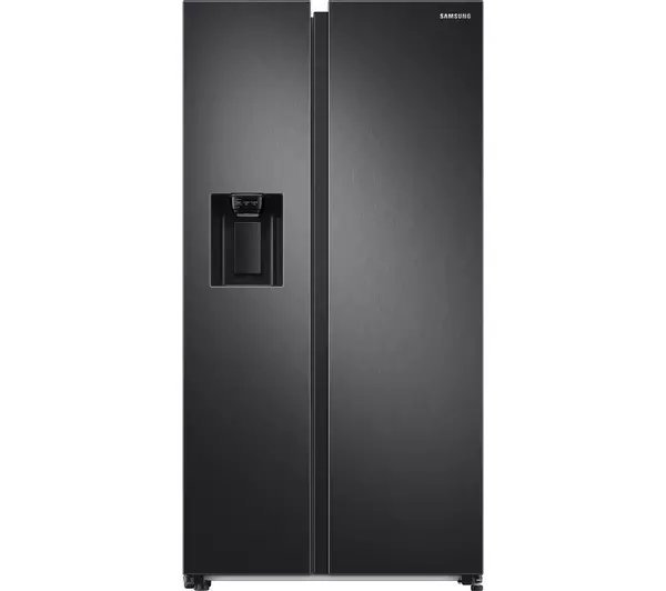 91.2cm No Frost American Style Fridge Freezer with SpaceMax Technology - Black Stainless