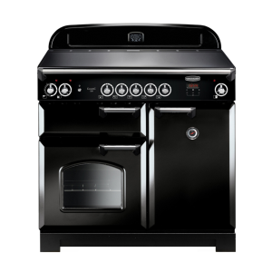 117120 CLASSIC 100cm Induction Range Cooker, Black/Chrome Trim