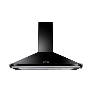89280 CLASSIC 110CM HOOD BLACK CHROME RAIL