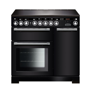 117300 ENCORE Deluxe 110cm Induction Range Cooker, Black/Chrome Trim