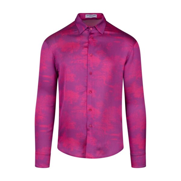 Silk Shirt with Savanna Print - Made in France