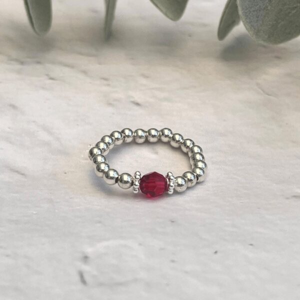 Silver Scarlet Ring | Metal: Sterling Silver | Ring Size: 5cm