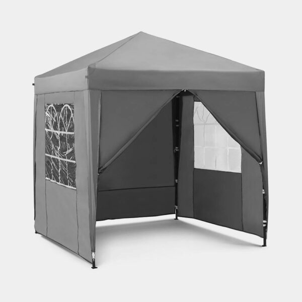 Slate Grey Pop-Up Gazebo Set 2 x 2m