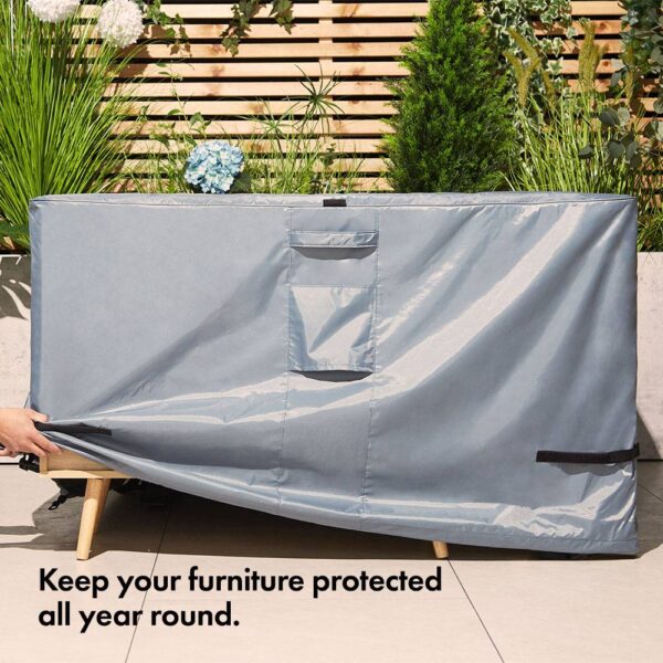 Garden Furniture Cover  (H) 74cm x (W) 125cm - Image 3