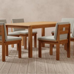 Sola 6 Seater Wooden Garden Dining Set