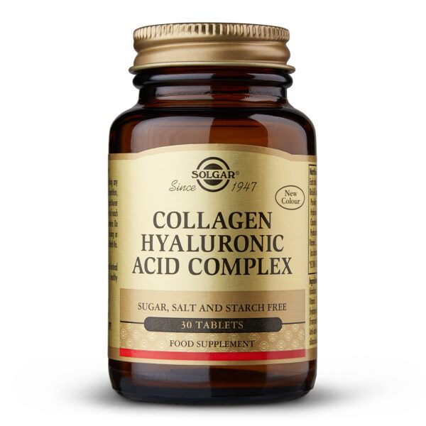 Solgar Collagen Hyaluronic Acid Complex | 30 Tablets