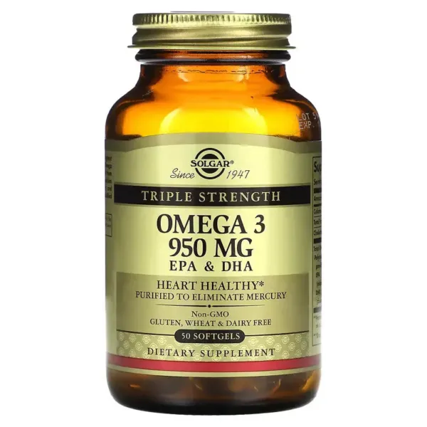 Solgar Triple Strength Omega-3 | 50 Softgels