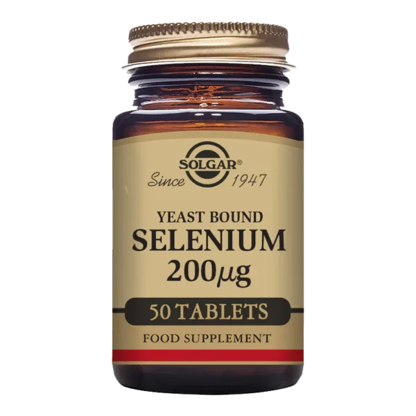 Solgar Yeast Bound Selenium 200 mcg Tablets - Pack of 50