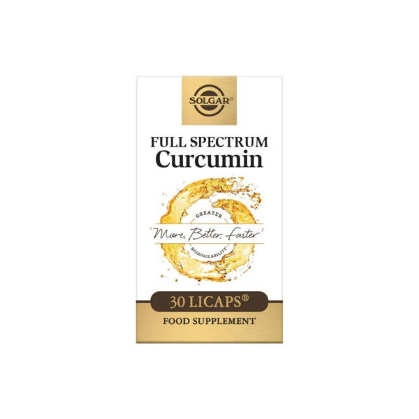 Solgar Full Spectrum Curcumin | 30 Softgels