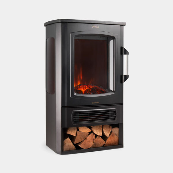 2000W Freestanding Panoramic Log Store  Stove Heater