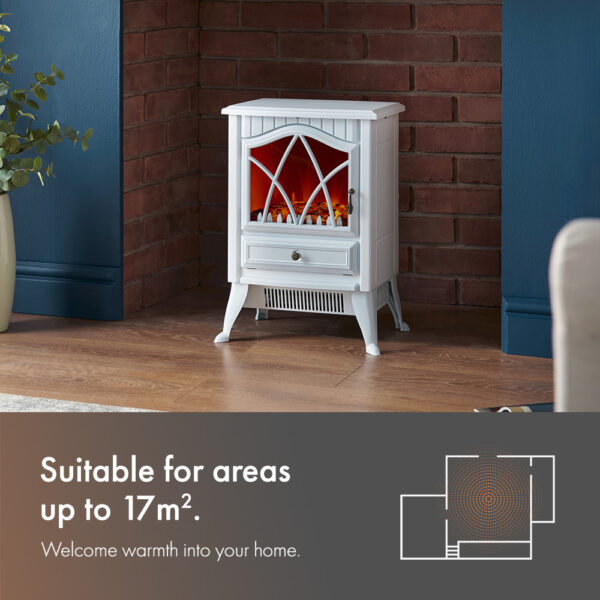 1800W Small White Stove Heater - Image 4