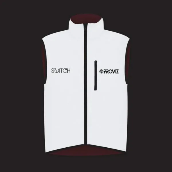 Men's Reflective Reversible Cycling Gilet - Image 2