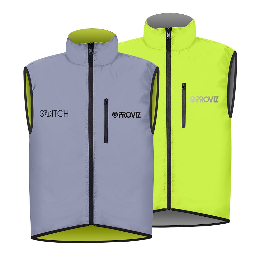 Men's Reflective Reversible Cycling Gilet