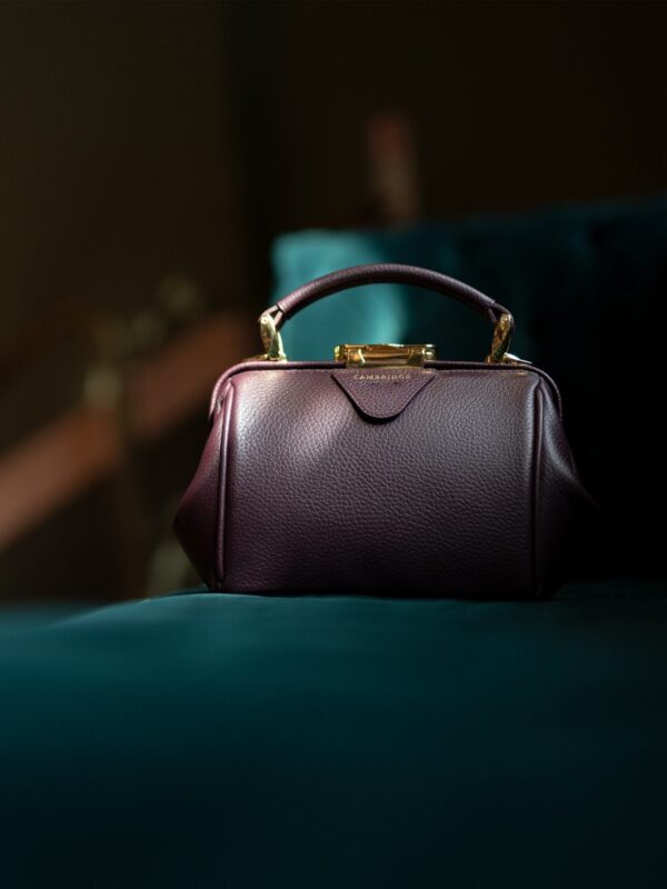 The Mini Sophie - Bordeaux Calf Grain - Image 3