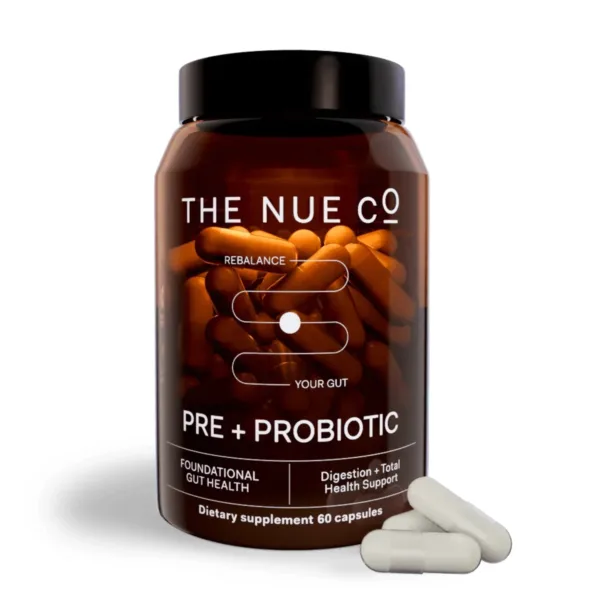 The Nue Co PREBIOTIC + PROBIOTIC | 60 Capsules