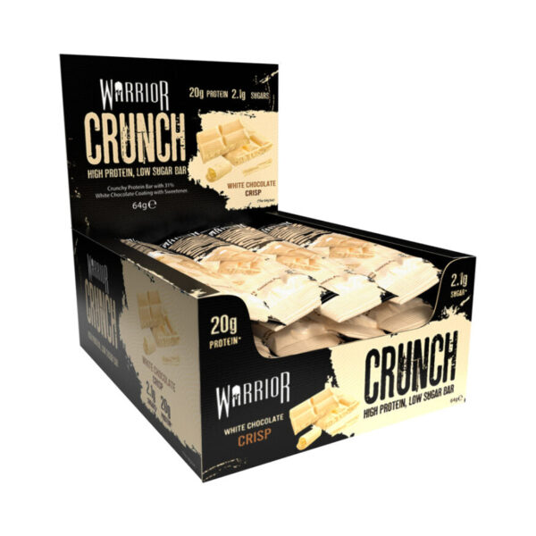 12x Protein Bars - Warrior Crunch - High Protein Low Sugar Bars