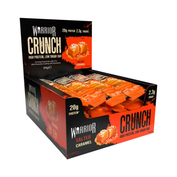 12x Protein Bars - Warrior Crunch - High Protein Low Sugar Bars