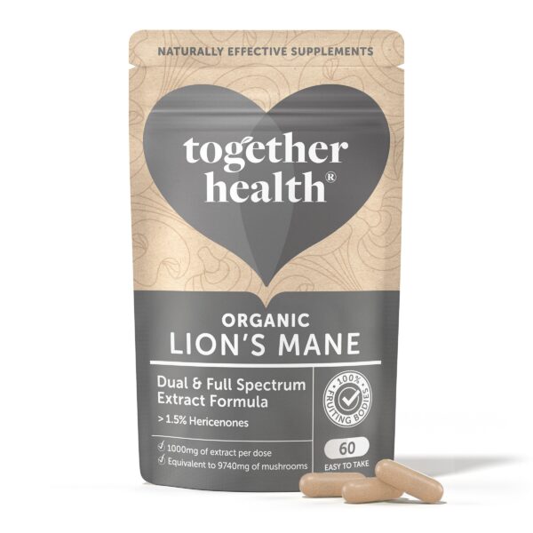 Together Health Organic Lion's Mane Mushroom | 60 Capsules