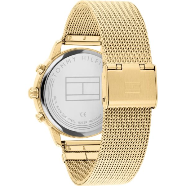 Tommy Hilfiger 1782302 Ladies Blake Gold Mesh Watch - Image 2