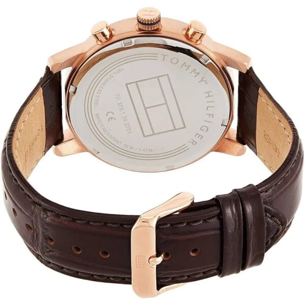 Tommy Hilfiger 1791399 Kane Brown Leather Men's Watch - Image 2