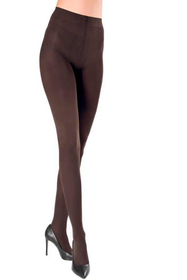 Trasparenze Cortina Opaque Tights Colour: Marrone, Size: S